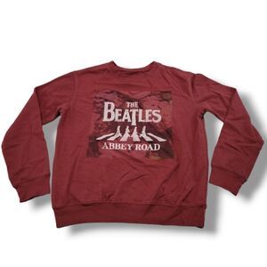 The Beatles Sweatshirt Size Small SM The Beatles Abbey Road Graphic Print Floral